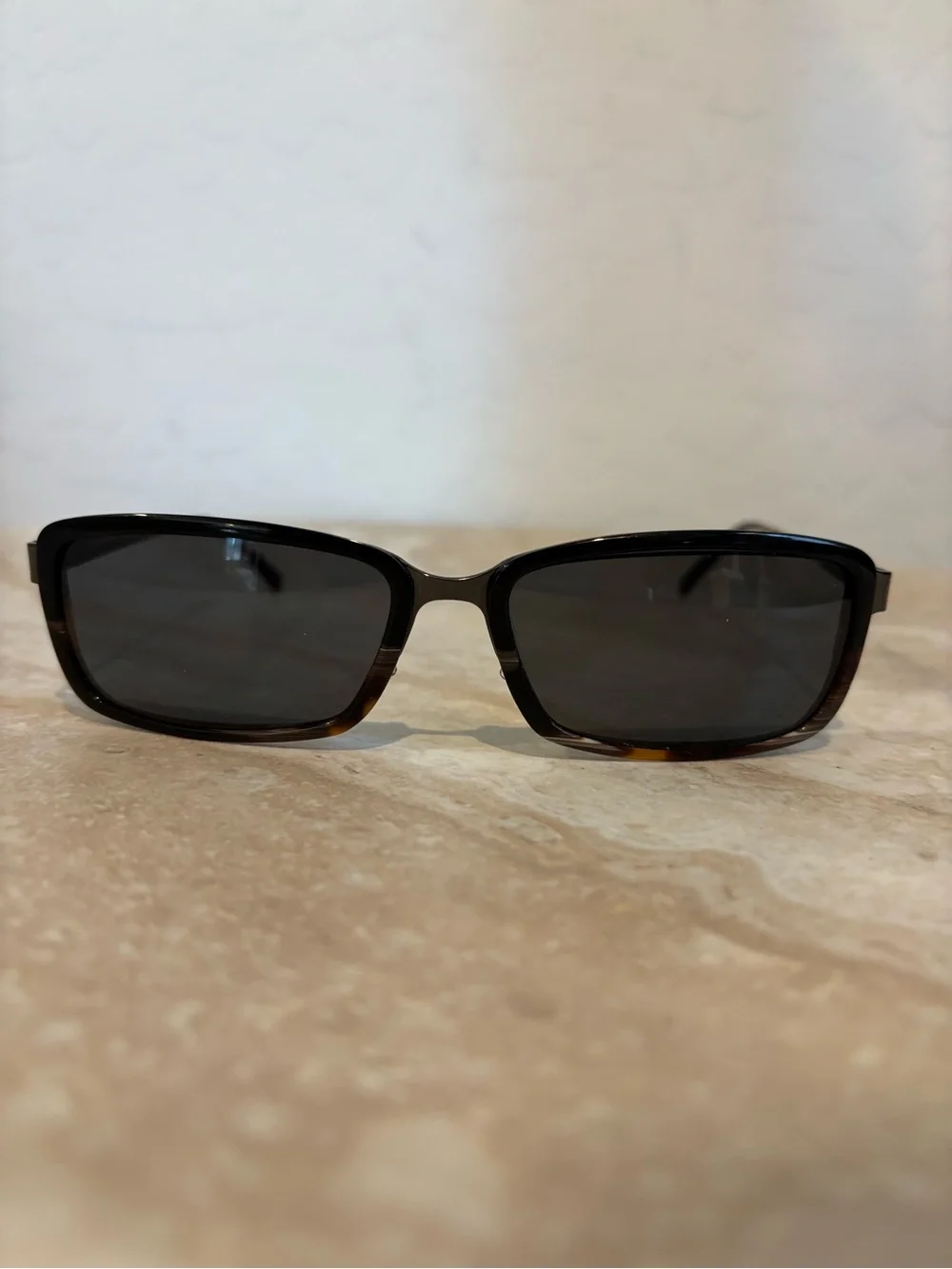 Etro SE 9560 Rectangular Metal and Tortiseshell Sunglasses